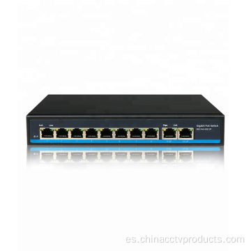 CCTV POE Switch 10/100 / 1000m para la cámara IP de HikVision